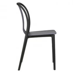 Стул обеденный ДОБРИН АДЭМ (черный/серо-голубой) / DOBRIN ADAM