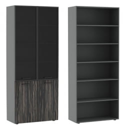 Шкаф для бумаг ДЭЛИ ДЛИ37250021 Эбен Антрацит / DALI DLI37250021