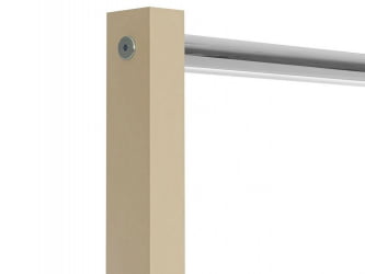 Вешалка на колёсиках В 35Н Слоновая кость