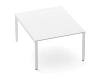 Стол для переговоров Дека П-обр.каркас 71.145.12 Белый / Deka