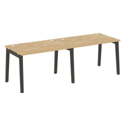 Рабочая станция ОНИКС ВООД ОВ.РС-2.2.8 Тиквуд Светлый/Темный / ONIX WOOD OW.RS-2.2.8