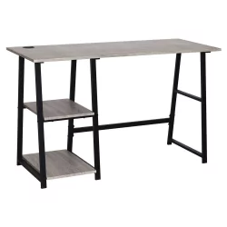 Письменный стол с полками БРАБИКС ЛОФТ CД-006 Дуб антик / BRABIX LOFT CD-006