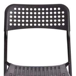 Стул АДДЕ (мод. C-049) металл/пластик, 39 х 49 х 78 см, Блаcк(черный) разборный / ADDE (mod. C-049) Black(черный)