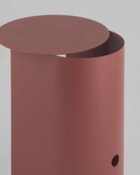 Журнальный столик Флоире металл бордовый / Floire