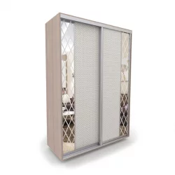 Маленький шкаф-купе Акцент-Вера КР 1200х600  Ясень шимо светлый