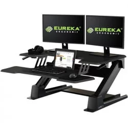 Регулируемая подставка на стол для монитора и ноутбука ЕРК-CВ-ПРО36Б Черная / ERK-CV-PRO36B