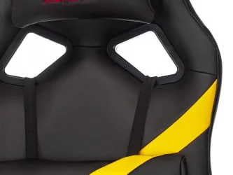 Геймерское кресло Бюрократ ЗОМБИЕ ДРИВЕР Черный-желтый / ZOMBIE DRIVER