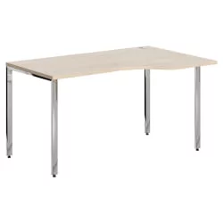 Стол письменный правый КСТЕН ГЛОСС КСГCЕТ 149 Р Бук Тиара / XTEN GLOSS XGCET R