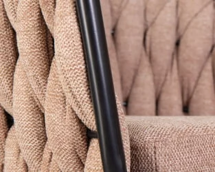 Стул барный ДОБРИН ЛЕОН Коричневая ткань ЛАР 275-3 / DOBRIN LEON LAR