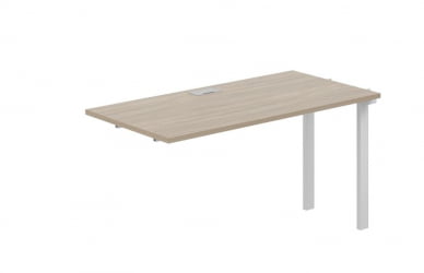 Секция рабочей станции Сигма СГ.263.ОД.44.ВХ Дуб темный Белый / Sigma SG.263.OD.44.WH