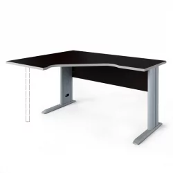 Рабочая станция левая метал СВФ27415401 Темный дуб / metal SWF27415401