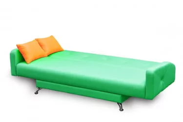 Диван тканевый МАНГО 3 (2 категория) Зеленый Оранжевый / MANGO