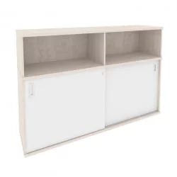 Шкаф-купе приставной / опорный ОНИКС О.СХКО-2.8 Денвер Светлый/Белый / ONIX O.SHKO-2.8