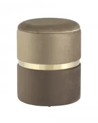 Пуф Кэрри с ящиком велюр Коричневый