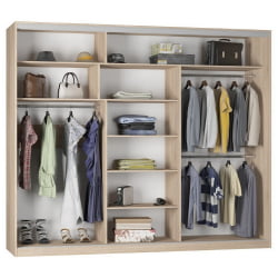 Шкаф-купе Б-220х270х60-3(ДВ-Д10Д10Д10) / B-220х270х60-3(ДВ-D10D10D10)