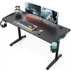 Геймерский стол ЕУРЕКА ГИП 55 Блаcк / EUREKA GIP Black