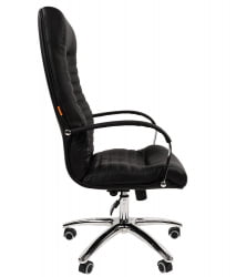 Кресло руководителя CХАИРМАН 480 Н кожа Черный / CHAIRMAN