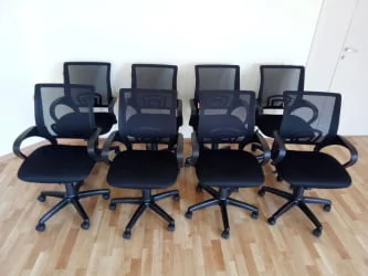 Кресло оператора CХАИРМАН 696 Черный пластик (блаcк) черный / CHAIRMAN (black)