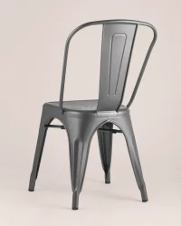 Стул ТОЛИКС с высокой спинкой Серебристый матовый / TOLIX