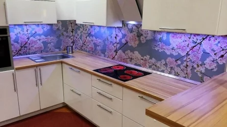 Глянцевый фартук (КОМПОЗИТ) КМ 63 / KM