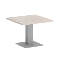 Стол журнальный квадратный ХОМЕ ОФФИCЕ ВР.СП-5-60.2Г Денвер Светлый/Серый металл / HOME OFFICE VR.SP-5-60.2G