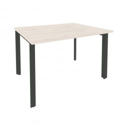 Стол переговорный (1 столешница) ОНИКС О.МП-ПРГ-1.2 Денвер Светлый/Антрацит / ONIX O.MP-PRG-1.2