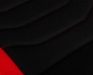 Кресло игровое ДОБРИН РИCК (черно-красный) / DOBRIN RICK