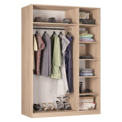 Шкаф распашный Р-198х135х60-1-ТР-М(ЯАТ-ЯАС) / R-198х135х60-1-TR-M(ЯАТ-ЯАС)