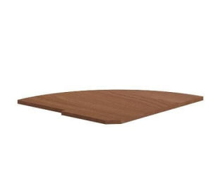 Полка заверщающая для угловой стойки ПC-5.2 Л Французкий Орех / PC-5.2 L