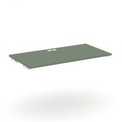 Стол-приставка к двум опорным тумбам/шкафам CОНCЕПТ CН.ОСПР-005 Кобо Белый / CONCEPT CN.OSPR-005