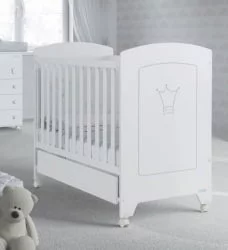 Кровать Микуна Валентина 120кс60 Вхите / Micuna Valentina 120x60 White