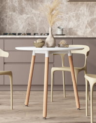 Стол круглый ЕАМЕС ДСТ НЕВ Д=80 белый / EAMES DST NEW D=80