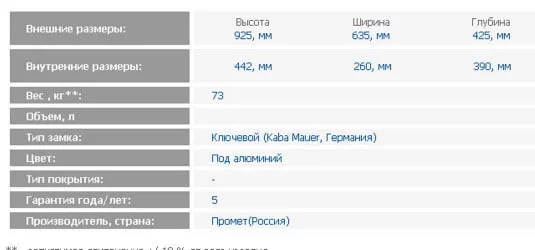 Депозитная ячейка ДБ-4 ДГЛ / DB-4 DGL
