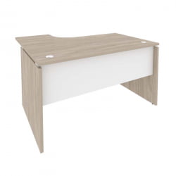 Стол эргономичный правый ОНИКС О.СА-3Р Дуб Аттик/Белый / ONIX O.SA-3R