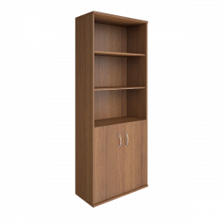 Шкаф высокий широкий Рива А.СТ-1.1 Орех Гварнери / Riva
