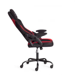 Кресло иШарк ткань, черный / красный / iShark