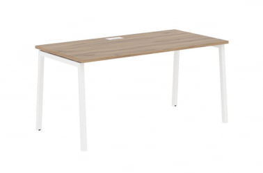 Стол письменный ЕДИС ЕЛСТ 1580 Дуб Денвер светлый Белый / EDIS ELST