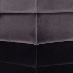 Стул АБРУЗЗО ( мод. 8060 ) металл,ткань, 42 х 60 х 84 х 49 см, серый вельвет (ХЛР-21) / ABRUZZO mod. (HLR-21)