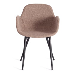 Стул ВАЛЕНТИНО (мод. ПC45-2) металл/экокожа/ткань, 55 х 58 х 81 см, Бровн (коричневый)/черный / VALENTINO (mod. PC45-2) Brown