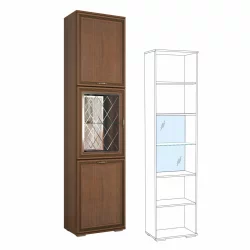 Пенал с витриной Ливорно ЛШ-5 Дуб сонома