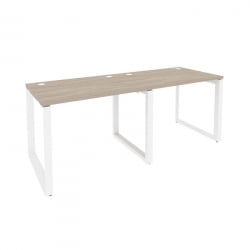 Рабочая станция на О-образном м/к ОНИКС О.МО-РС-2.1.7 Дуб Аттик/Белый / ONIX O.MO-RS-2.1.7