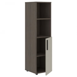 Шкаф-колонка с глухой малой дверью (правый) ВЕЛИОН ВМCС 40.5 Р Аметист Дуб Сильвер / VELION VMCS R