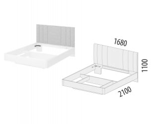 Кровать Николь 901.01