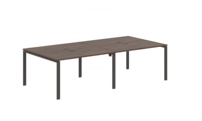 Бенч-система 4-местная ЕДИС ЕУВСТ 2713 Дуб Денвер темный Мокко / EDIS EUWST