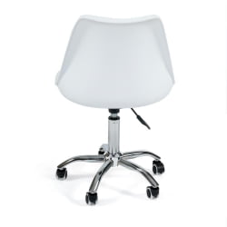 Офисное кресло ТУЛИП (мод.106-1) металл/пластик/ПУ, 58 кс 47 кс 97см, Вхите (белый) / Хроме (хром) / TULIP (mod.106-1) металл/пластик/PU, x x White Chrome