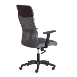 Кресло ПРАCТИC ПЛТ ткань/кож/зам, серый/металлик, ТВ-12/В-12/36 / PRACTIC PLT TW-12/W-12/36