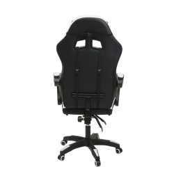 Кресло 892-1 цвет черный/белый с массажем 892-1-блаcк-вхите-масс / 892-1-black-white-mass