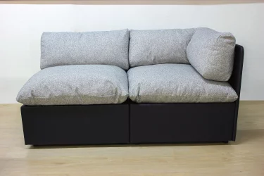 Диван двойной Кубэ с 1 подлокотником левым/правым модульный тафт / taft
