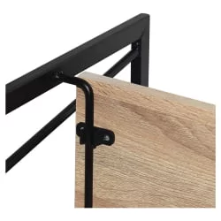 Стеллаж на металлокаркасе БРАБИКС ЛОФТ СХ-001 Дуб натуральный / BRABIX LOFT SH-001