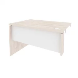 Стол-приставка левый к опорным элементам ОНИКС О.СПР-2.8Л Денвер Светлый/Белый / ONIX O.SPR-2.8L